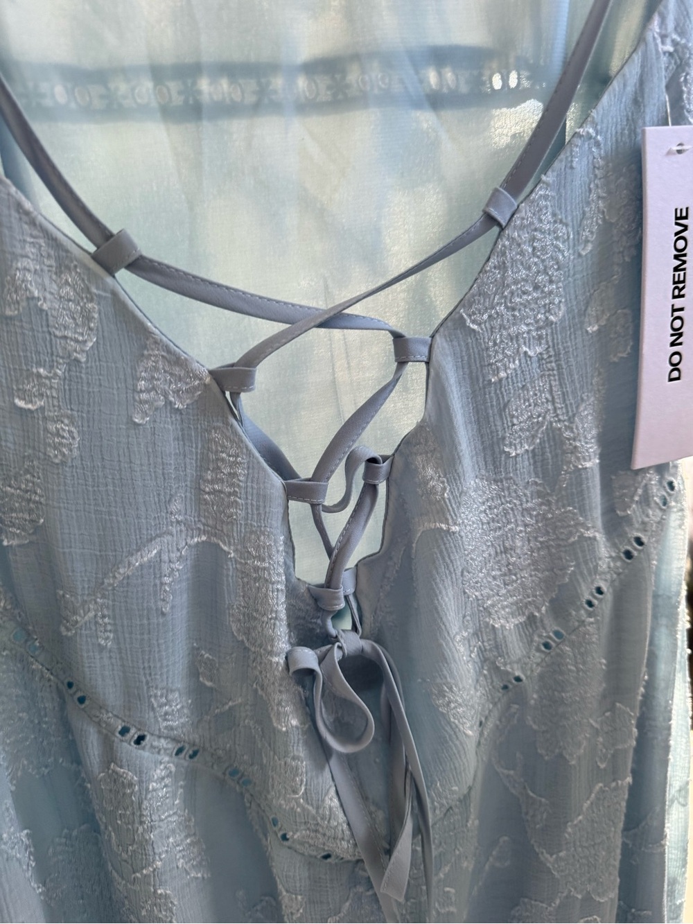 Princess Polly South of France Maxi Dress in Blue. Size: 10. Blue floral dress - Picture 6 of 6